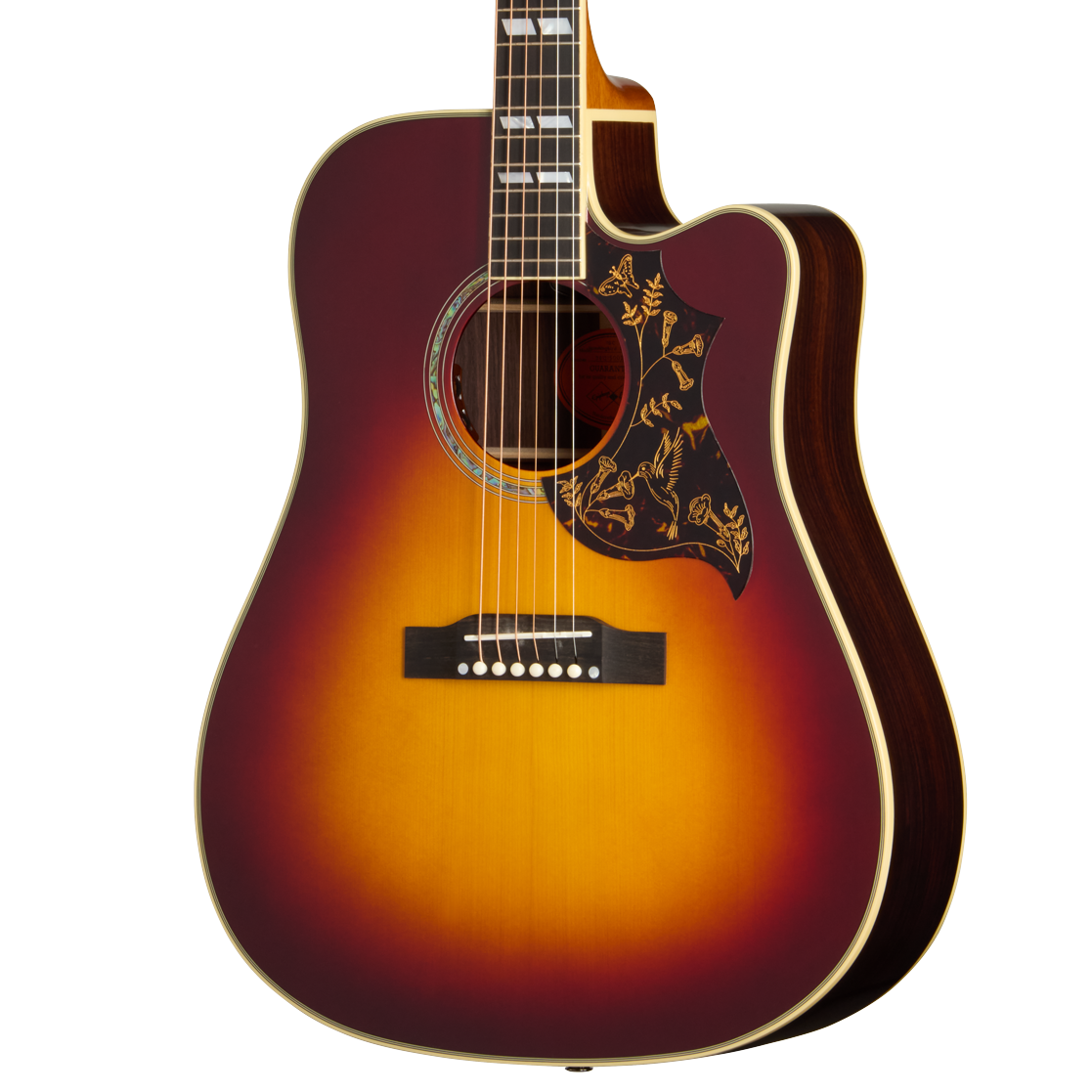 Epiphone 1960 Hummingbird Deluxe EC Electro Acoustic Guitar in